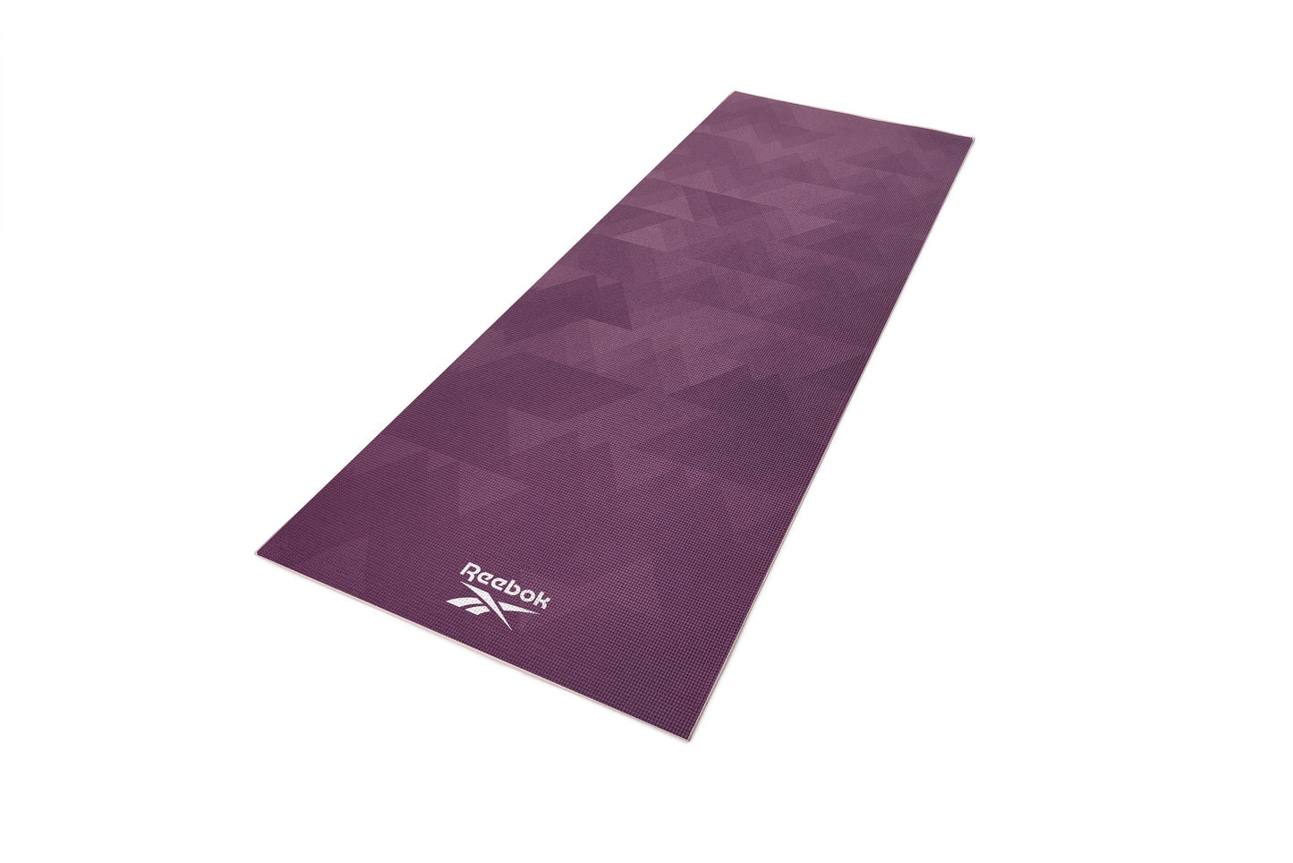 mat para yoga de doble cara reebok 4 mm morado