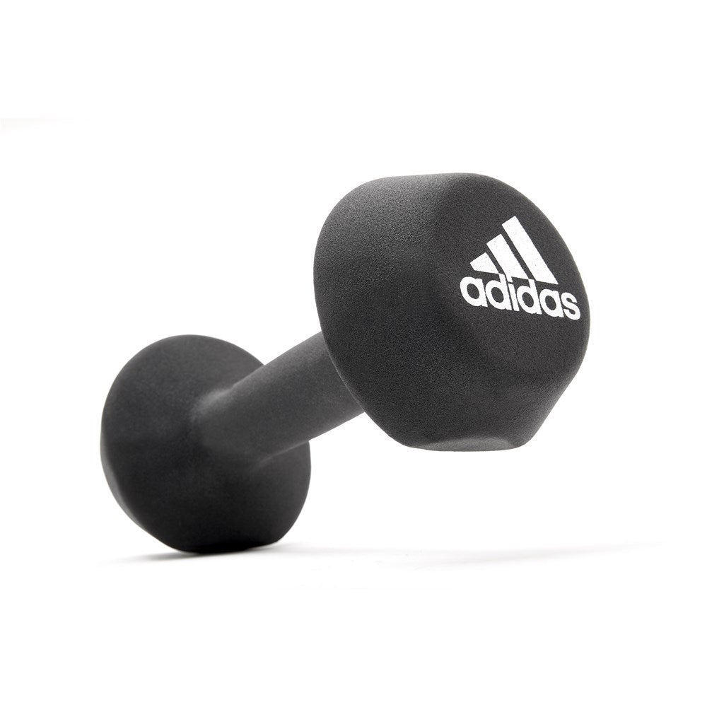mancuernas de neopreno adidas 4 kg negro