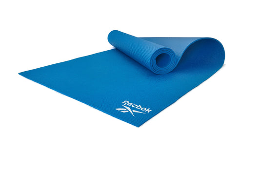 mat para yoga reebok 4 mm azul