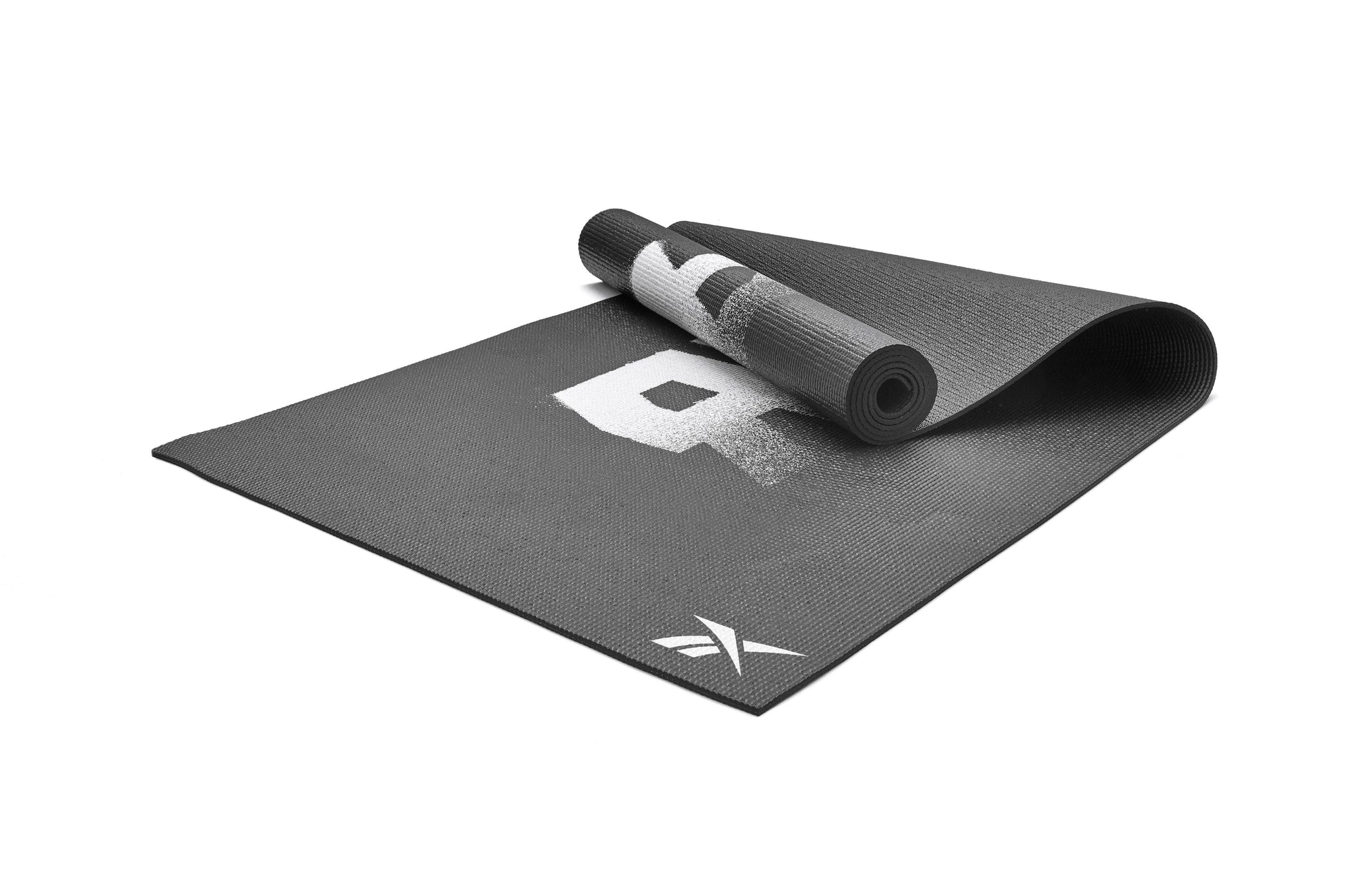 mat para yoga de doble cara reebok 4 mm negro