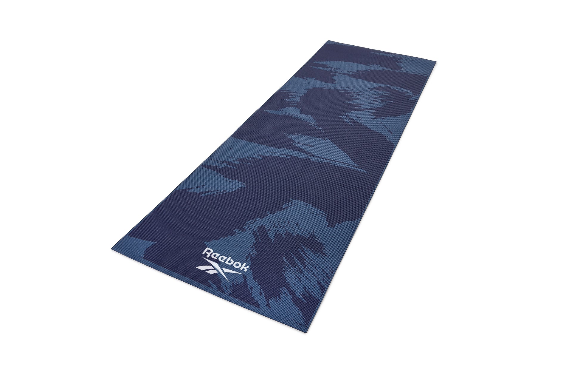 mat para yoga de doble cara reebok 4 mm azul