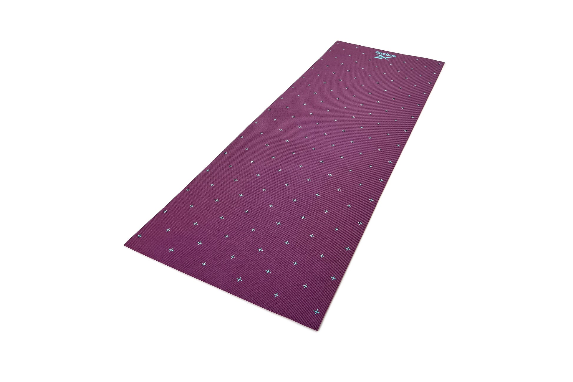mat para yoga de doble cara reebok 4 mm morado