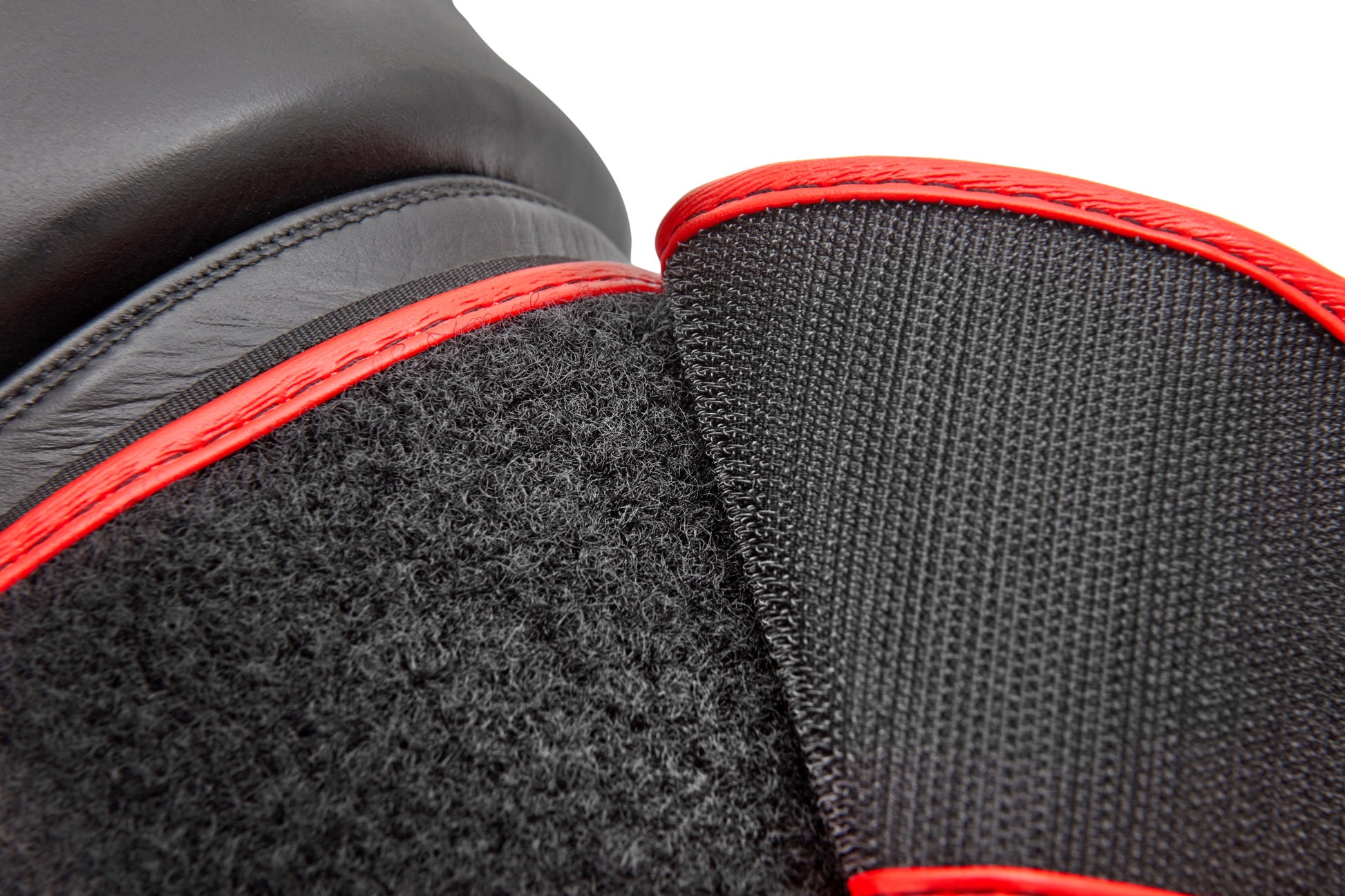 guantes de box reebok cuero 12 oz negro rojo