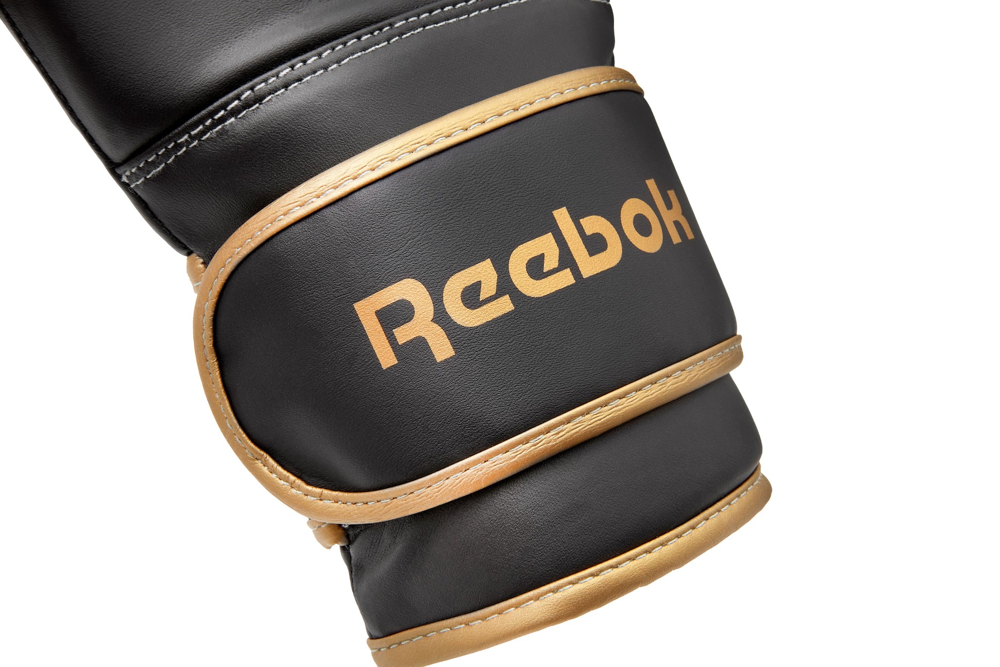 guantes de box reebok negro dorado