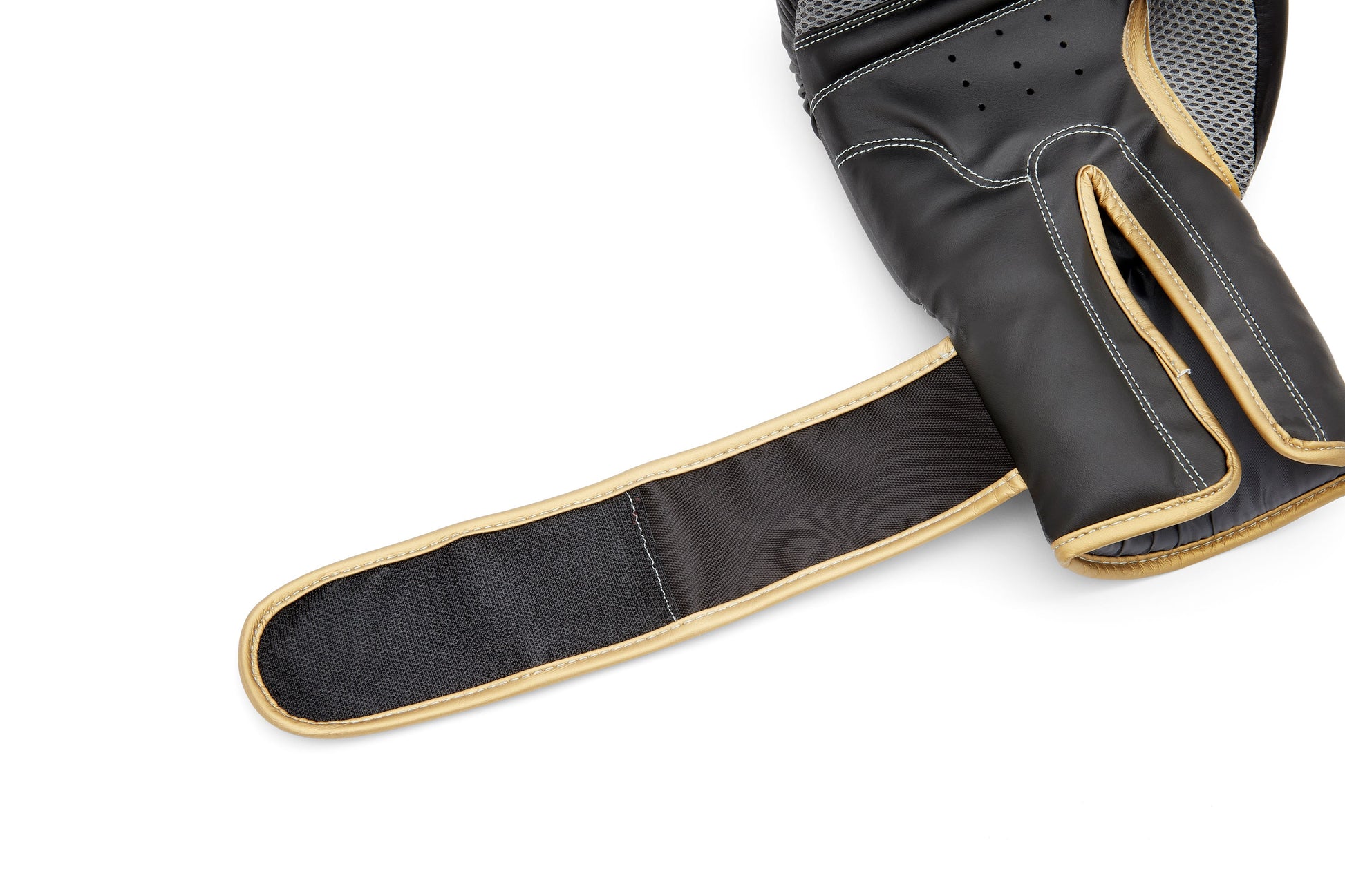 guantes de box reebok negro dorado