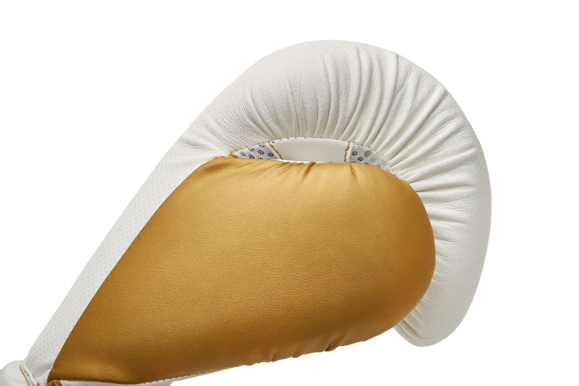 guantes de box reebok dorado blanco