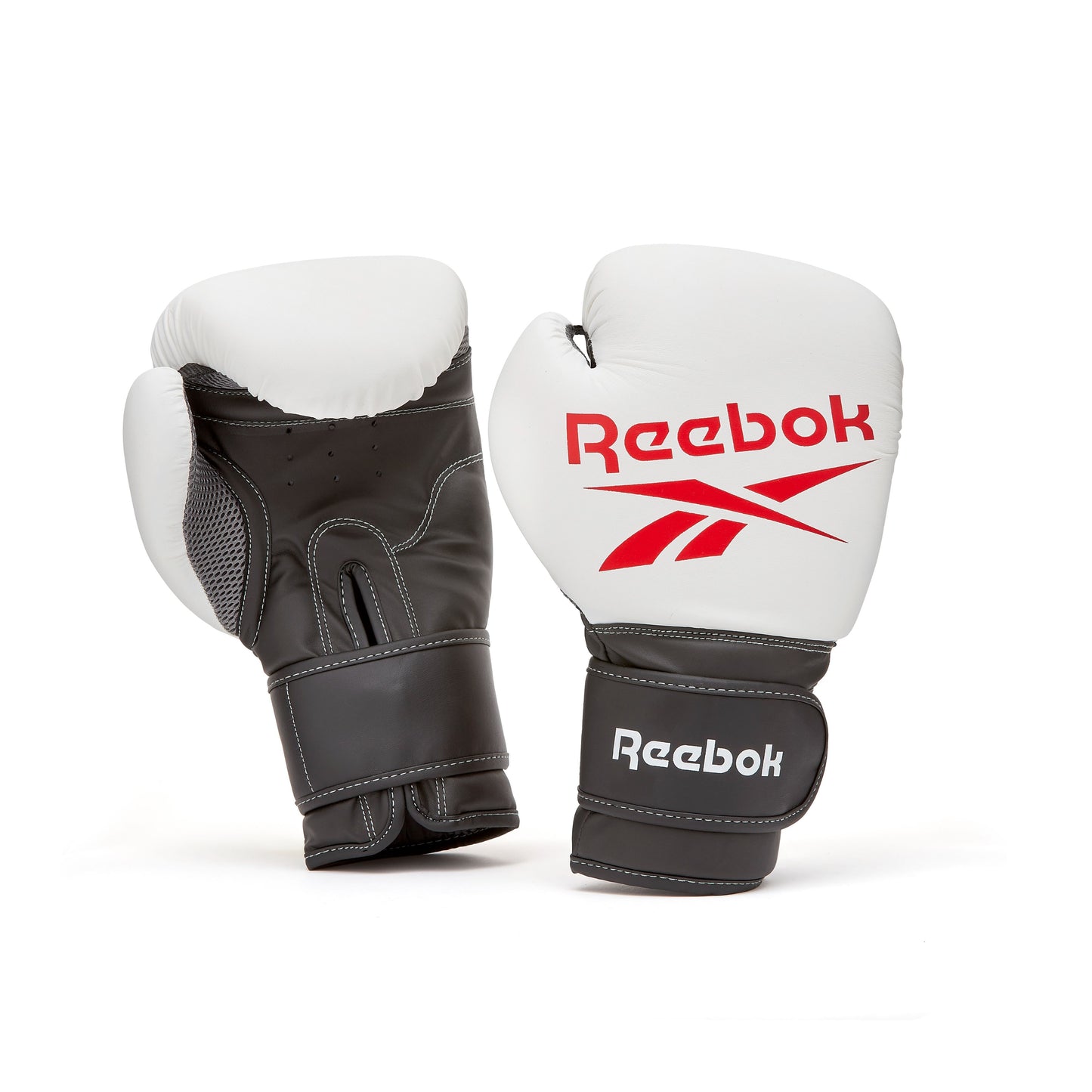 guantes de box reebok blanco rojo